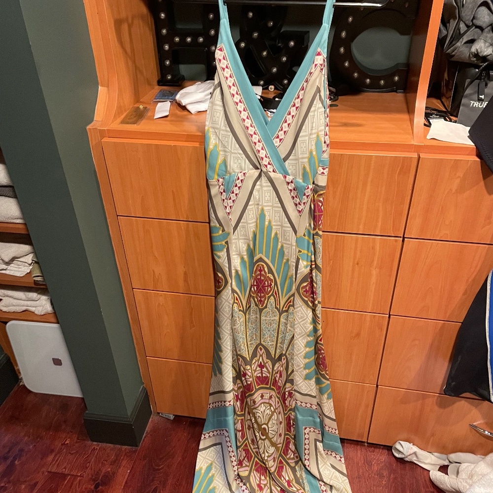 Nicole Miller Silk Flowy Sun Dress - size 6